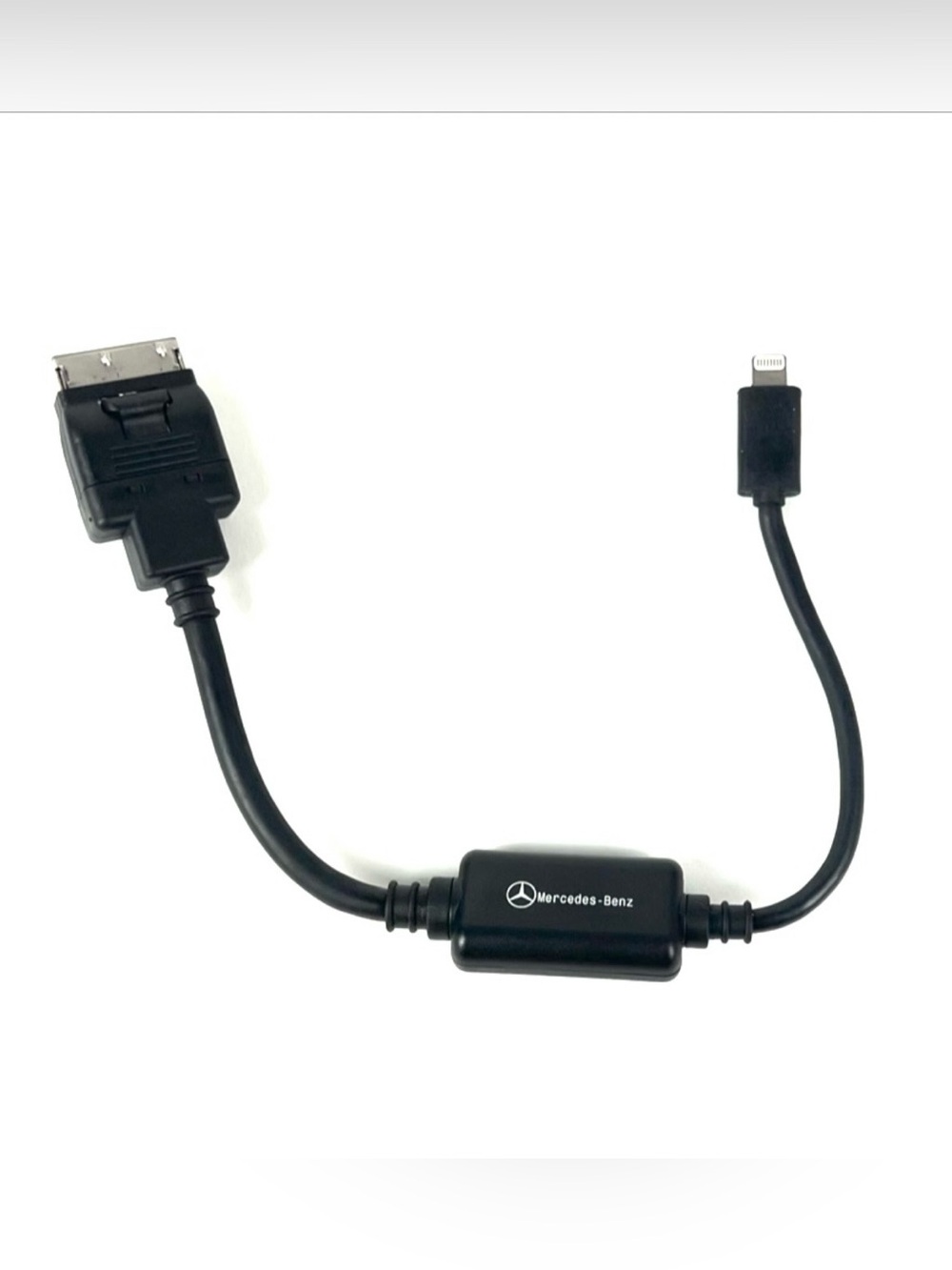 Mercedes-Benz Black Car Audio Charging/Interface Cable with Lightning Connector